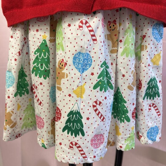 🎄 Goodlad Toddler Girls’ Christmas Dress & Cardigan Set – Size 18 Months – NWT - Picture 2 of 4